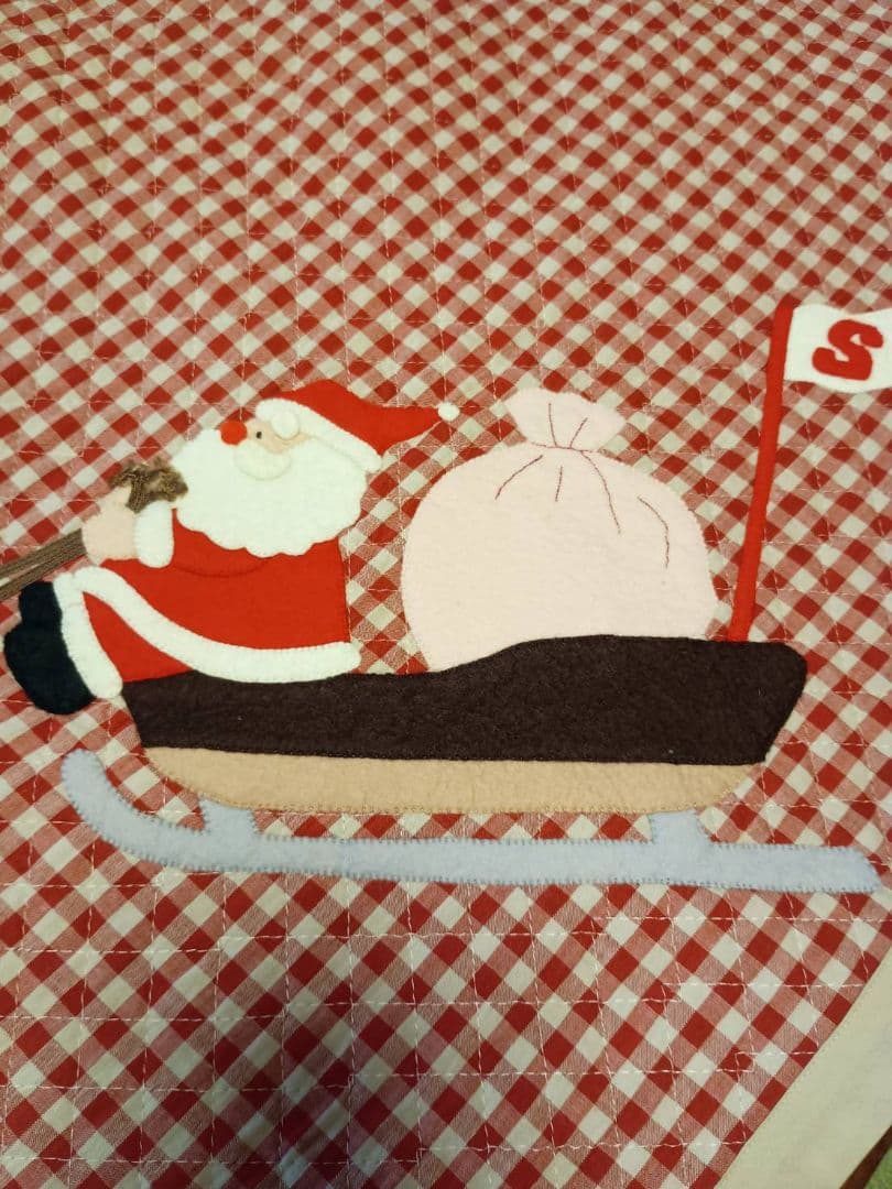 クリスマス　ハンドメイド　マルチカバー