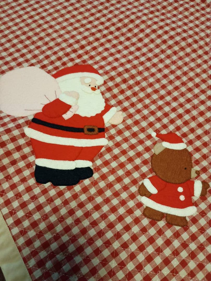 クリスマス　ハンドメイド　マルチカバー