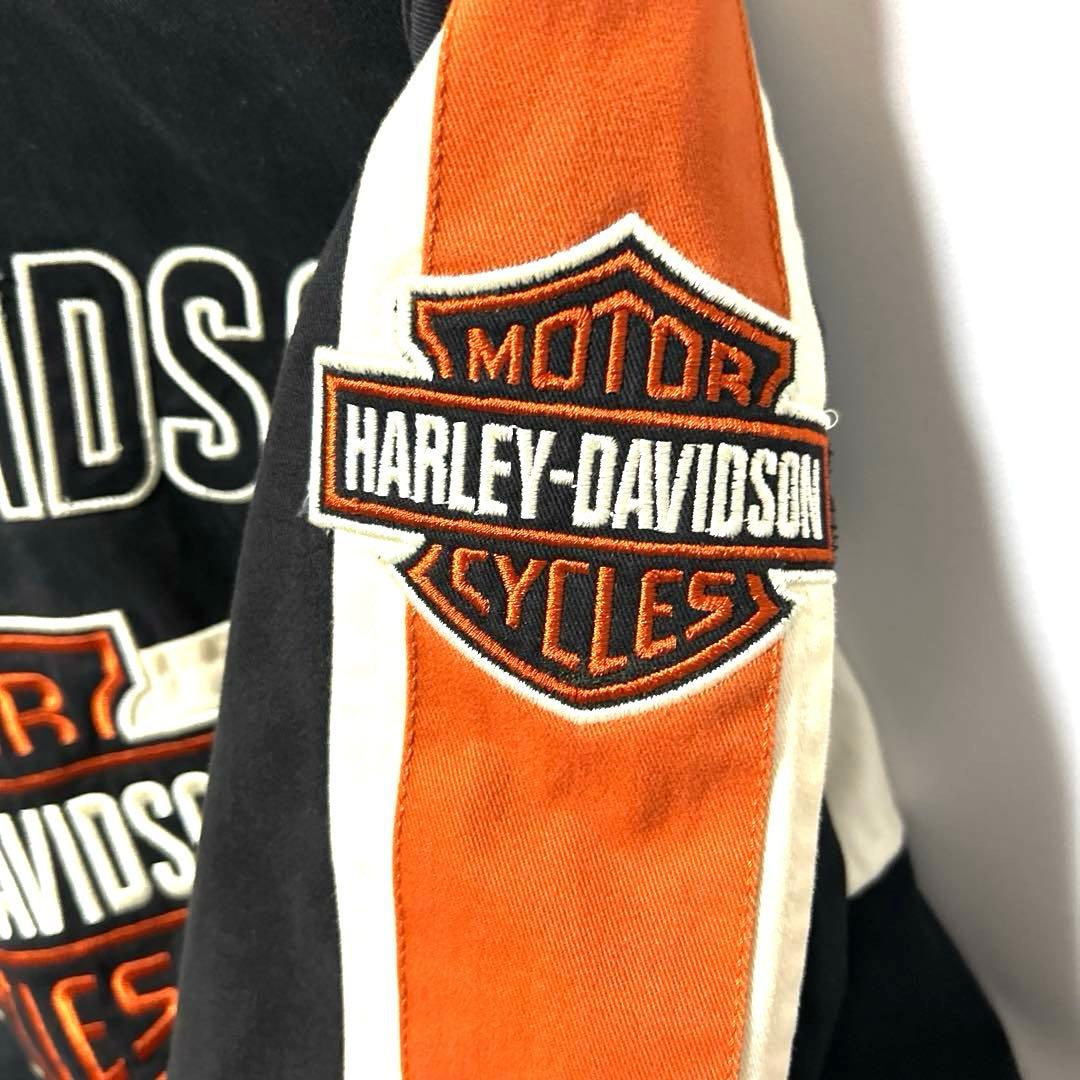 【美品】ハーレーダビットソン　レーシングジャケット　古着　ヴィンテージL