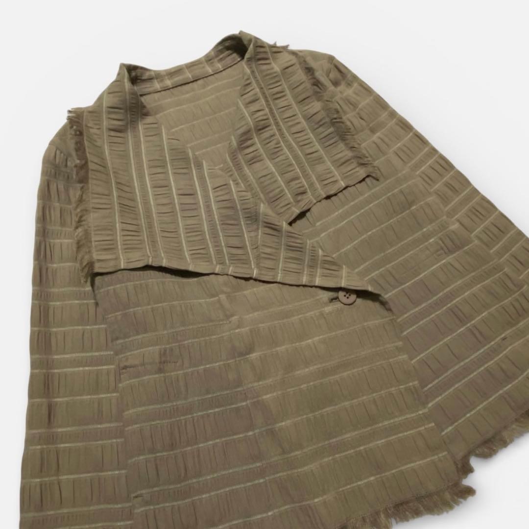 ISSEY MIYAKE Haat 変形　ショートジャケット ブラウン系