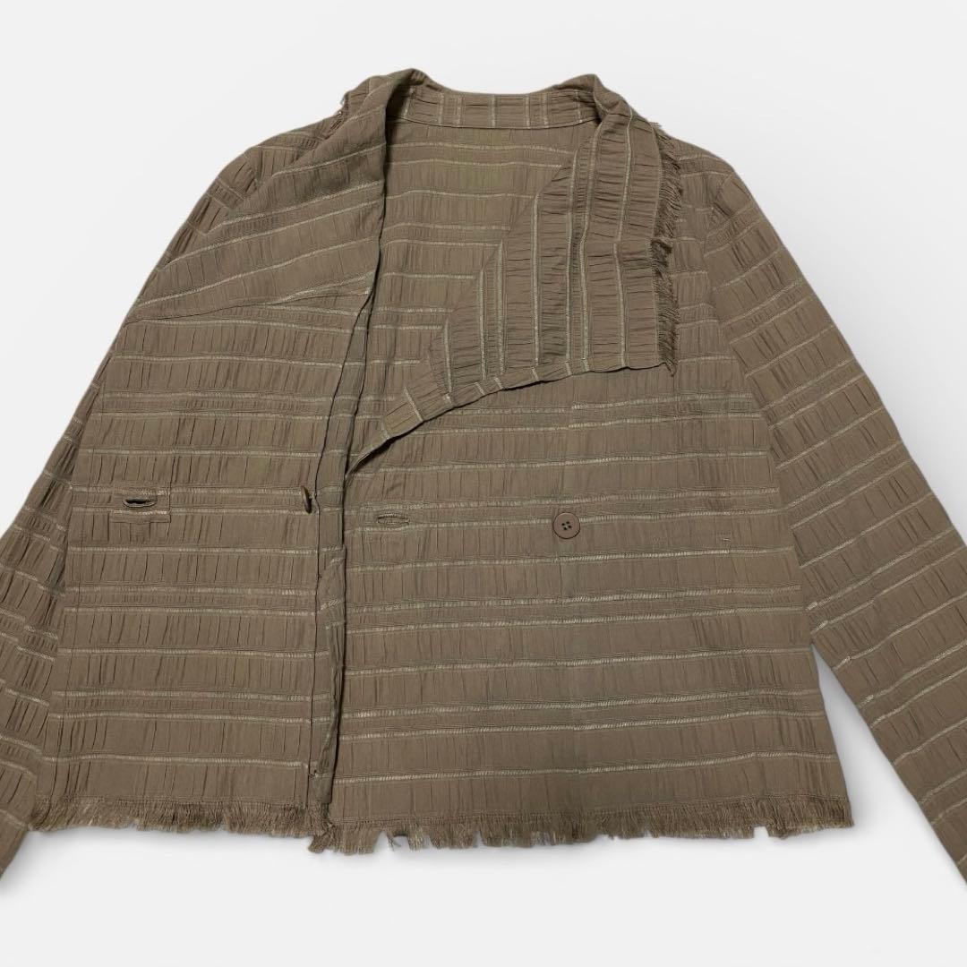 ISSEY MIYAKE Haat 変形　ショートジャケット ブラウン系