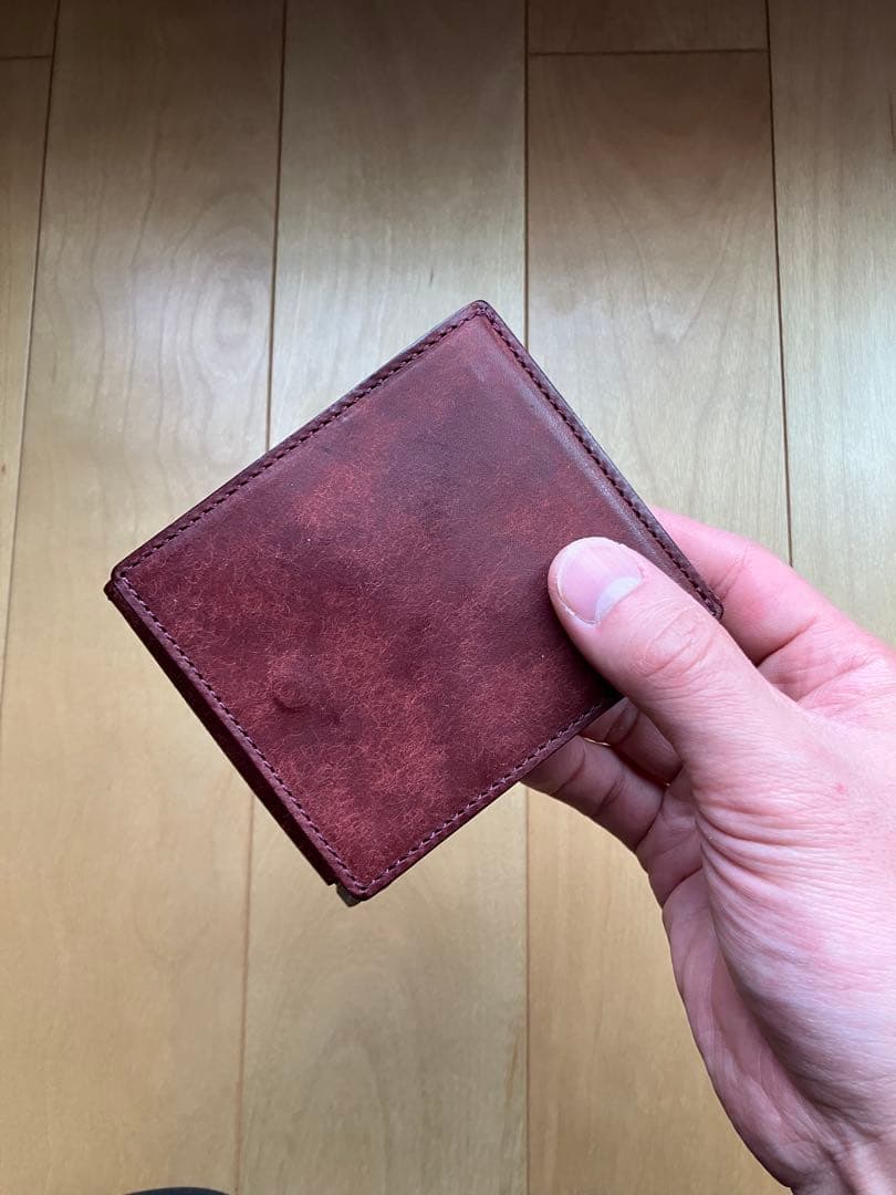 極美品！年末特価！ヒズファクトリー　フェルマーレ　マネークリップ　コッチネーラ