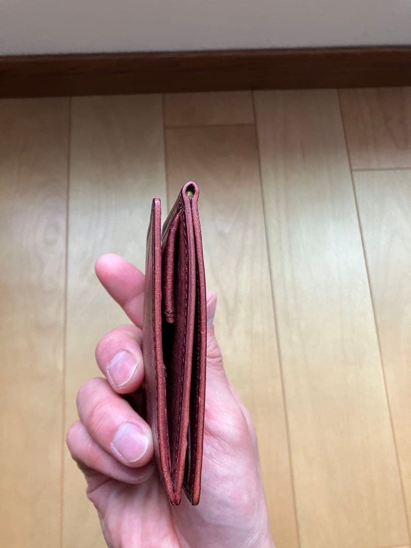 極美品！年末特価！ヒズファクトリー　フェルマーレ　マネークリップ　コッチネーラ