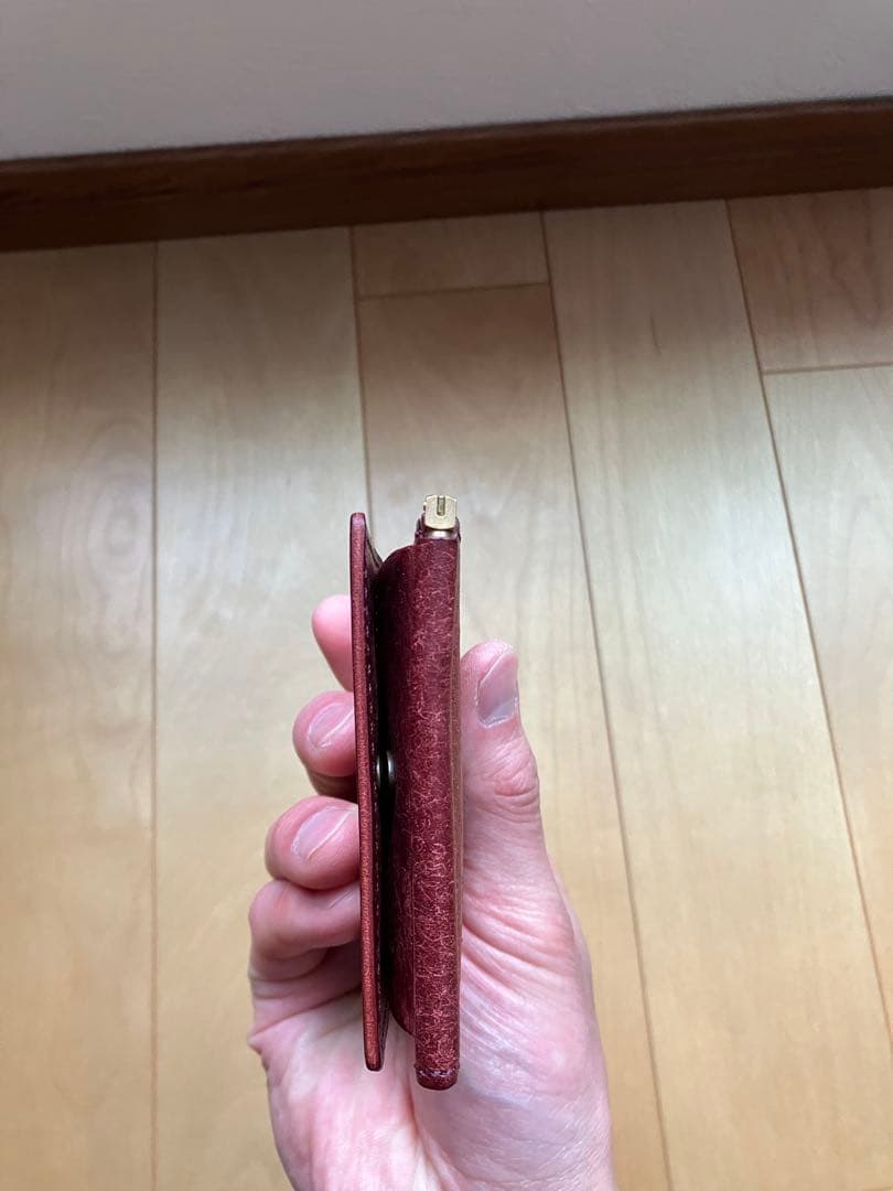 極美品！年末特価！ヒズファクトリー　フェルマーレ　マネークリップ　コッチネーラ