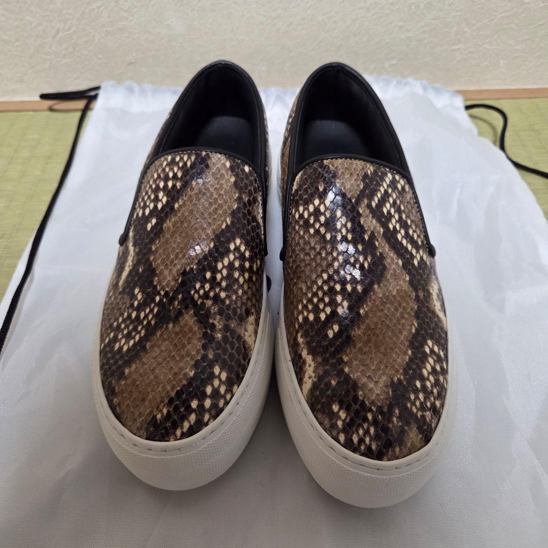 【未使用に近い】ペリーコサニー スリッポン パイソン サイズ35 22.5cm