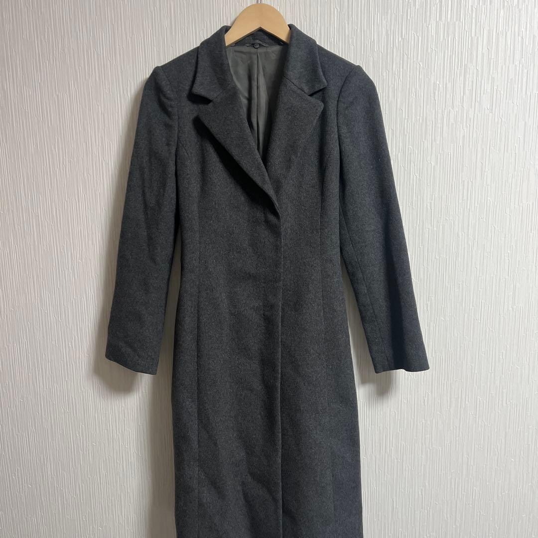 美品　ANAYI アナイ　フォックスファー　カシミヤ100% ロングコート