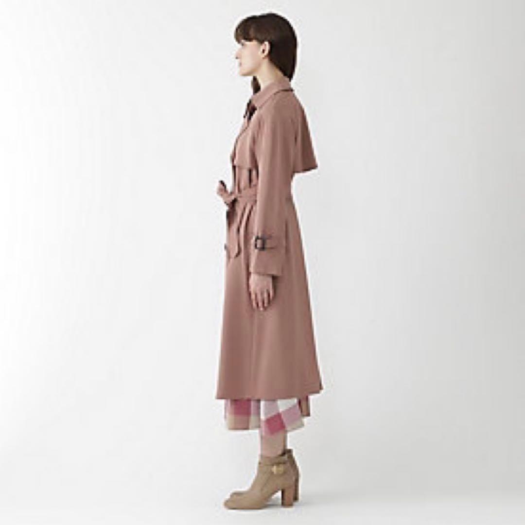 38 ブルーレーベルクレストブリッジ　トレンチコート ダスティピンク　ロング丈