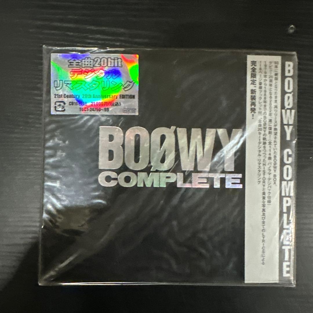 BOOWY COMPLETE 新品 CD