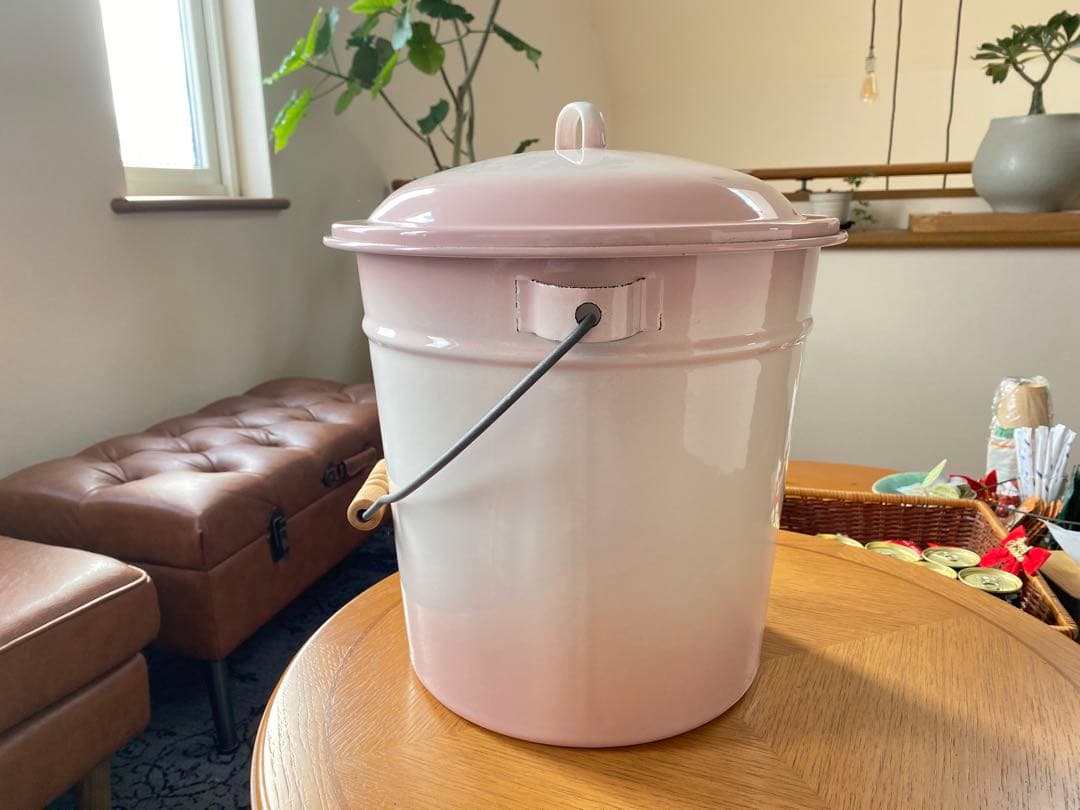 イマン　スカーレットローズ　ホーローバケツ