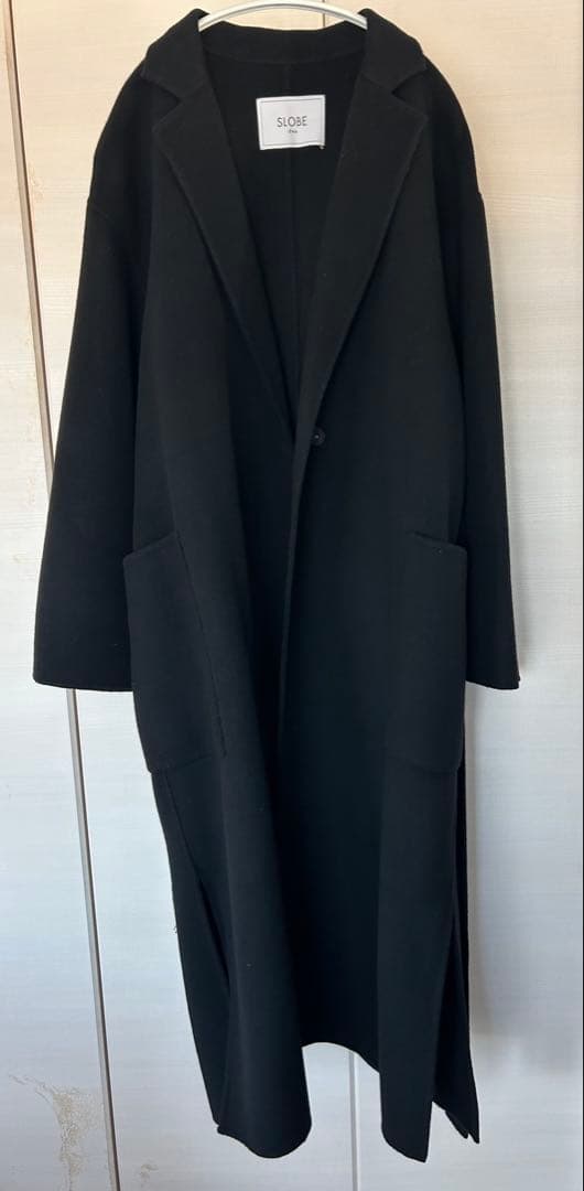 SLOBE IENA サイドスリット オーバーサイズ チェスターコート