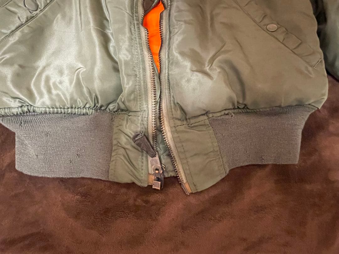 ヴィンテージ60s MA-1フライトジャケット　カーキ