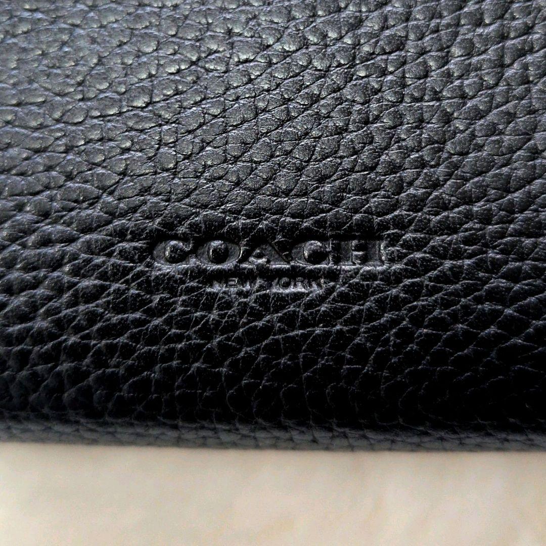 【美品】コーチ タビー スモールウォレット 折り財布 黒