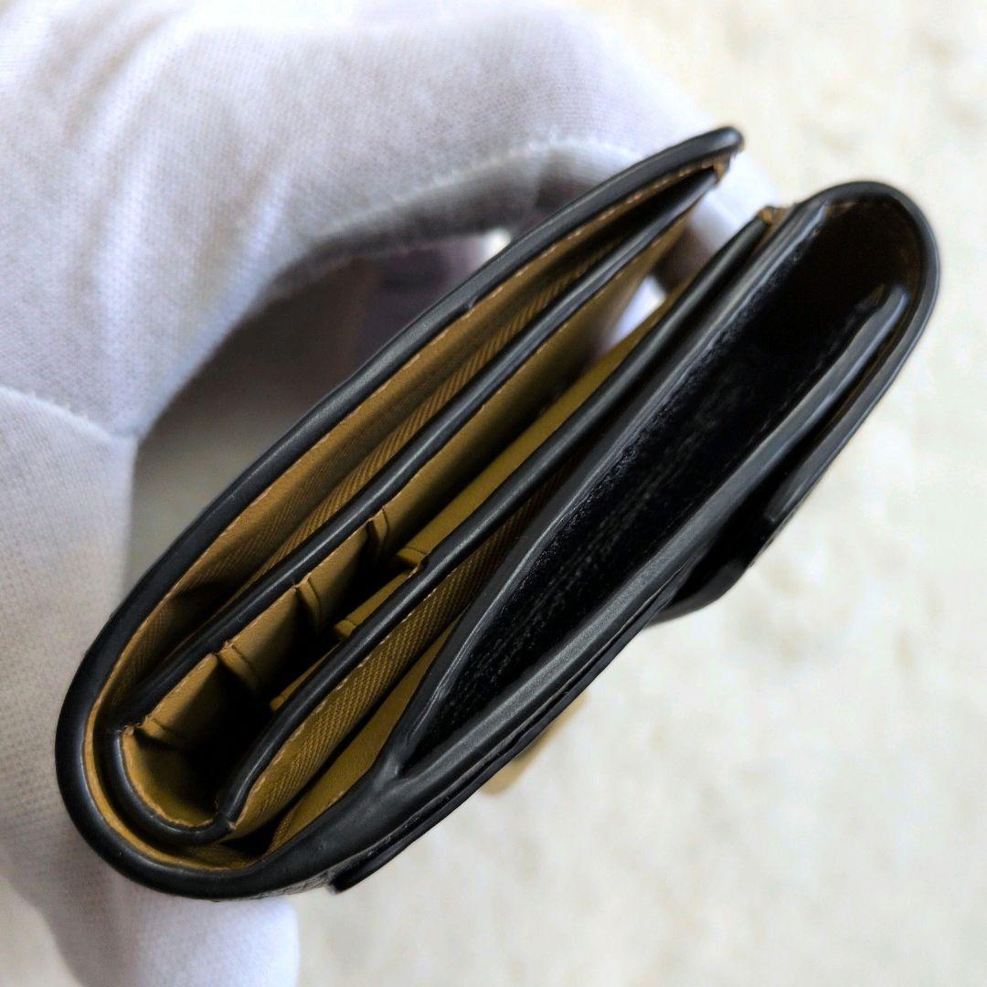 【美品】コーチ タビー スモールウォレット 折り財布 黒