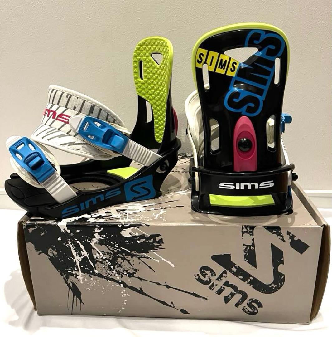 [未使用品] SIMS スノーボードビンディング　ジュニア　S