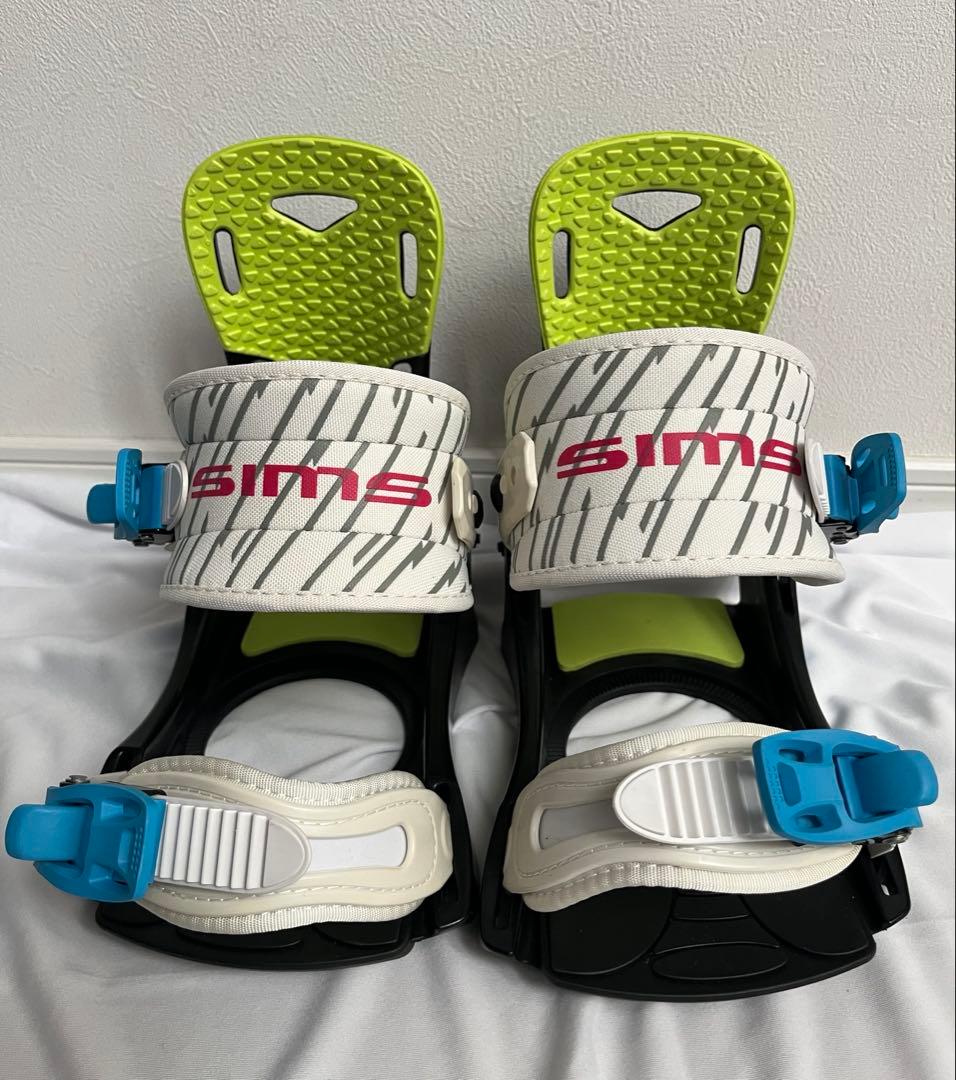 [未使用品] SIMS スノーボードビンディング　ジュニア　S