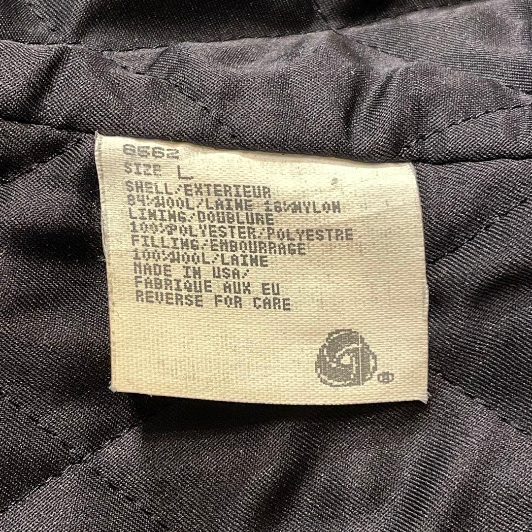 【L】80s USA製 ウールリッチ ネイティブ パターン ウール コート