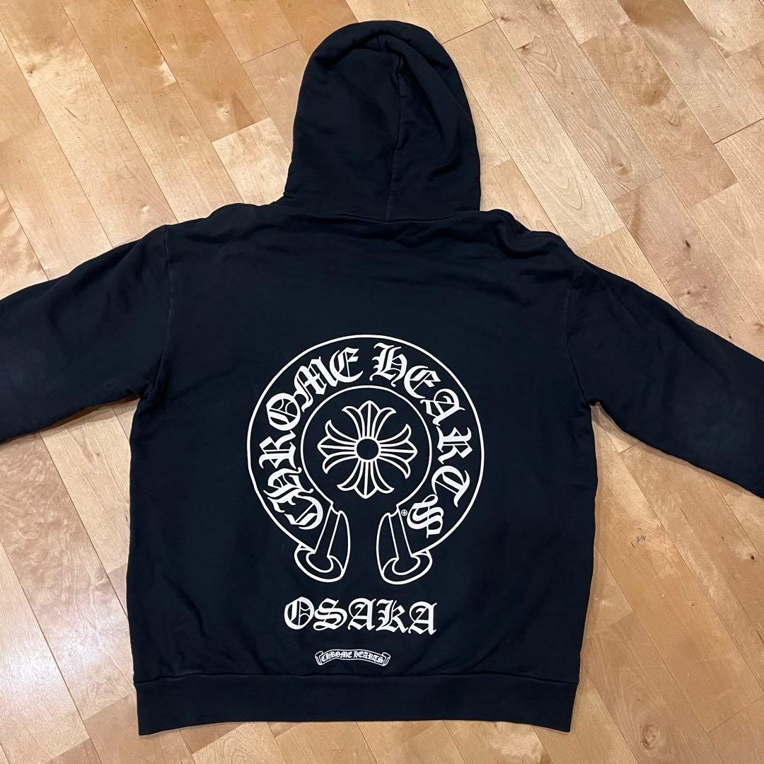 りん【正規品】クロムハーツ　大阪店舗限定 パーカー ホースシューロゴ