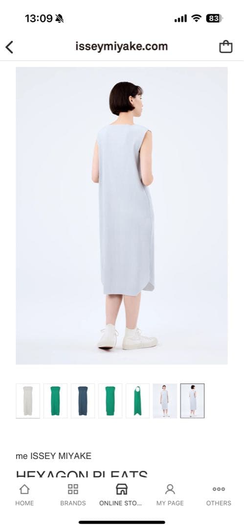 me ISSEY MIYAKE ワンピース　2025年春夏