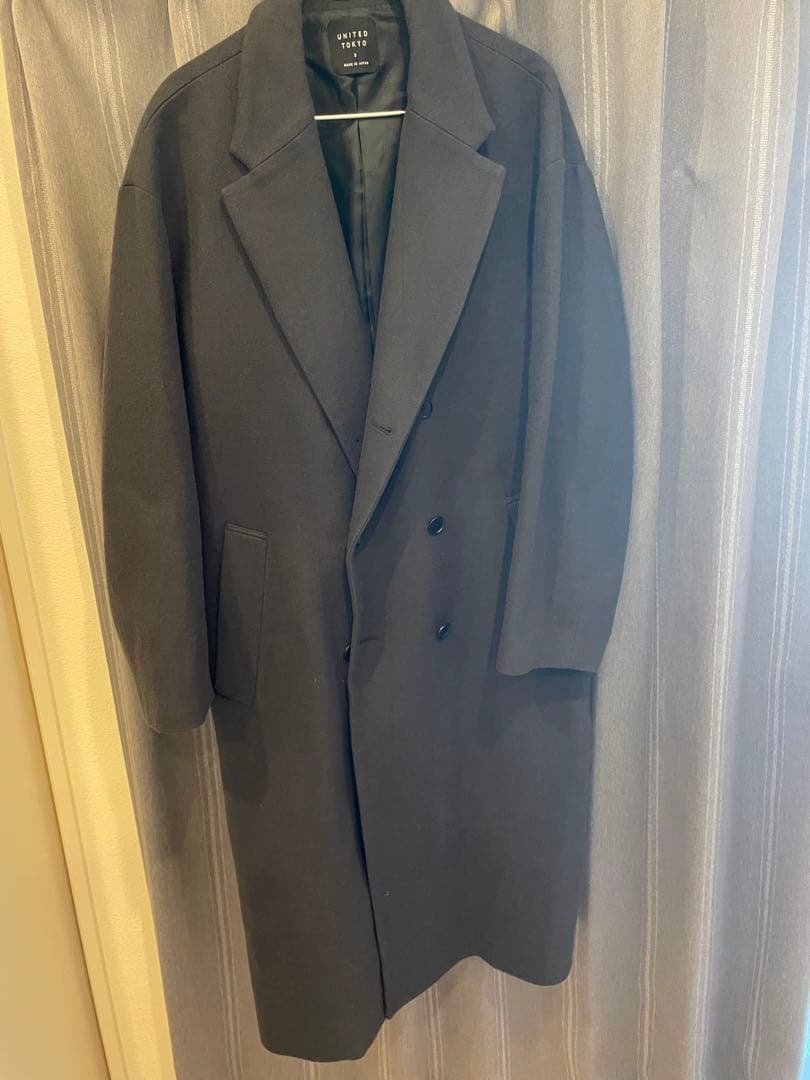 【年始限定】UNITED TOKYO チェスターコート サイズ3 ダークグレー