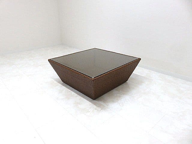 展示品 FLYMEe Japan Style 水牛革編みセンターテーブル