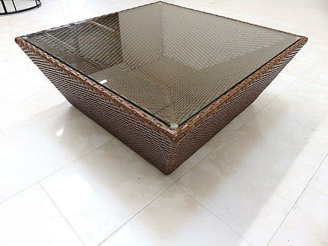 展示品 FLYMEe Japan Style 水牛革編みセンターテーブル