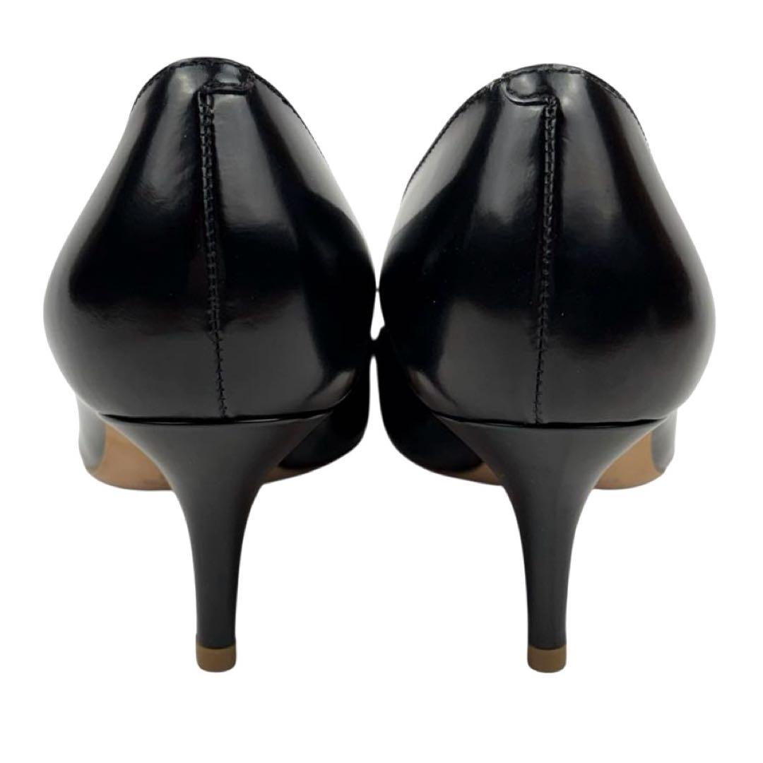 【外側美品】PELLICO ペリーコ 23cm　36 アネッリ　黒　パンプス