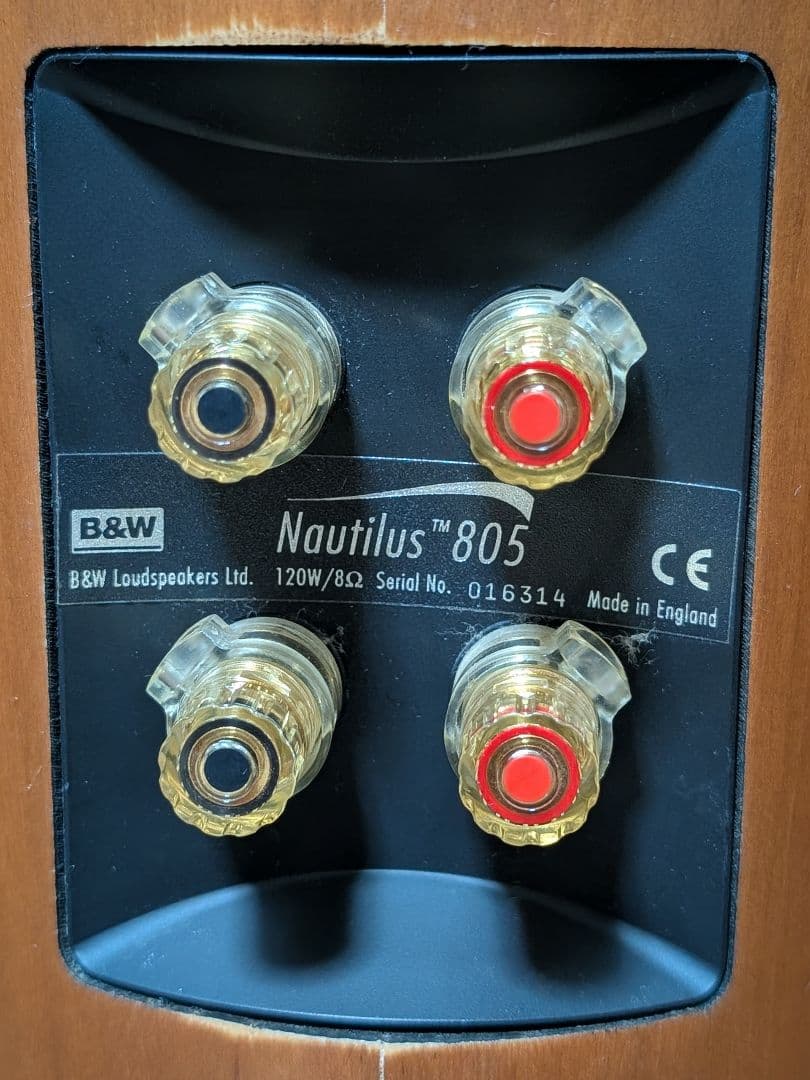 B&W Nautilus 805 スピーカー ペア