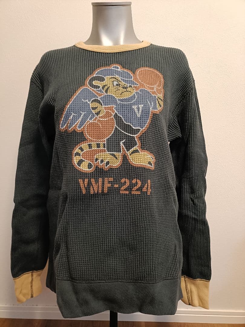 トイズマッコイ TOYS McCOY＆CO. ビッグワッフル ロンT Lトップス