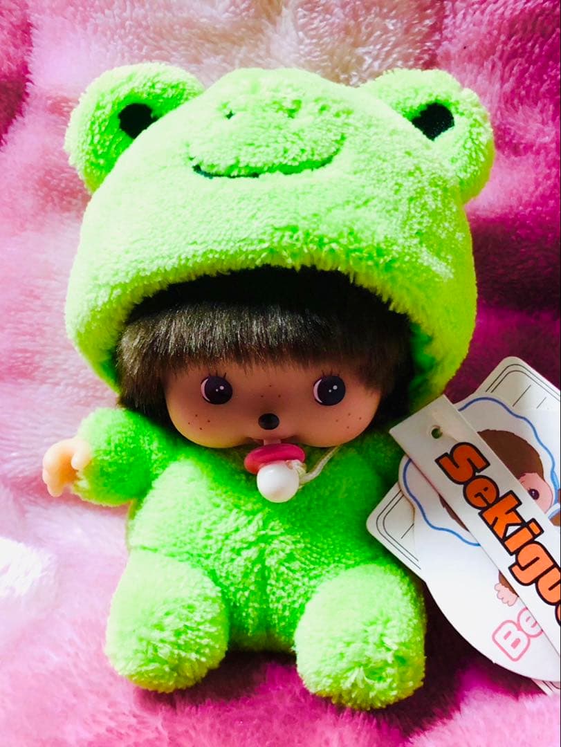 希少❣️モンチッチ ❤️ふんわりアニマル　ベビチッチ(かえるくん)❤️新品、タグ付き❤️