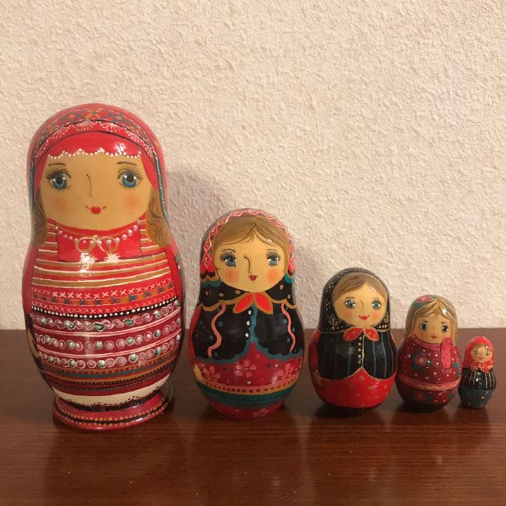 手描きマトリョーシカ