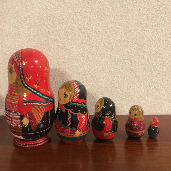 手描きマトリョーシカ