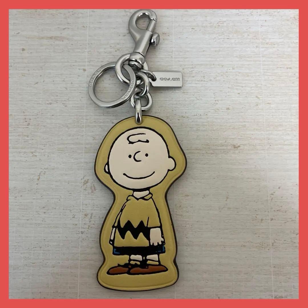 COACH PEANUTS チャーリーブラウン バッグチャーム ほぼ未使用