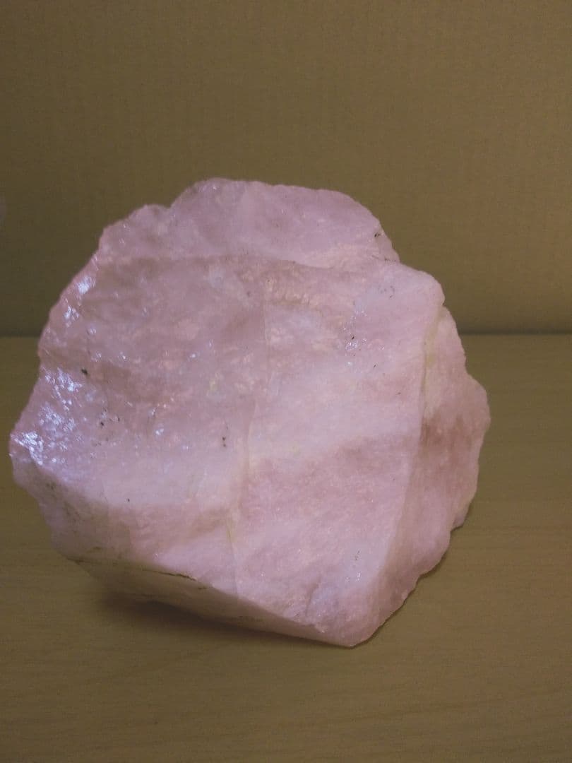 ローズクォーツ原石　セット　(８８８g、５４０g)　　恋愛運　浄化用