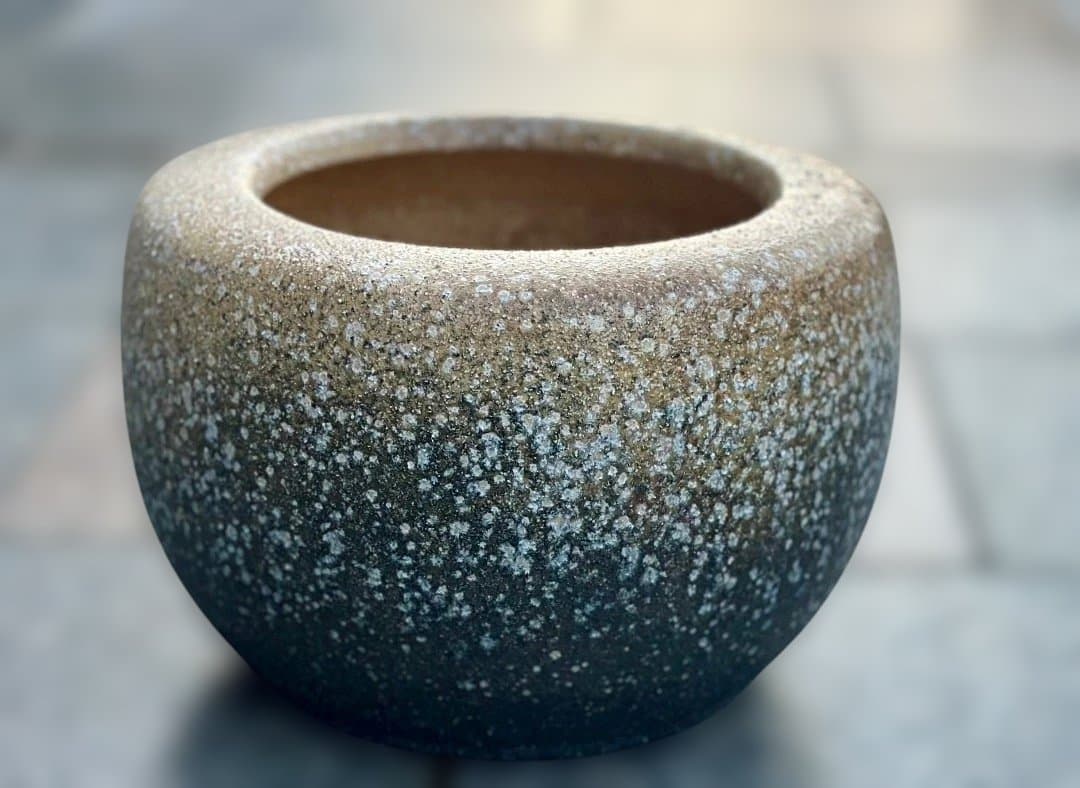 値下げ　新品　火鉢　インテリア　鉢カバー　信楽焼　陶器　直径39cm　開店祝