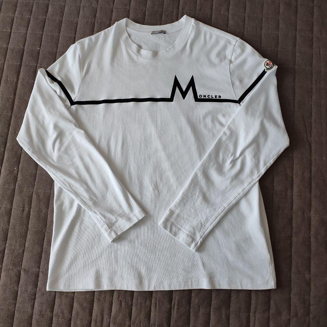 極美品 モンクレール ロンTシャツ 長袖Tシャツ Lサイズ