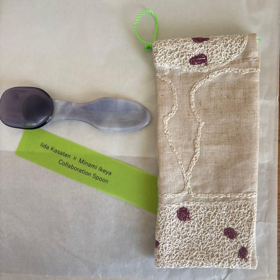 イイダ傘店×池谷三奈美コラボスプーン【当選品】　新品、未使用