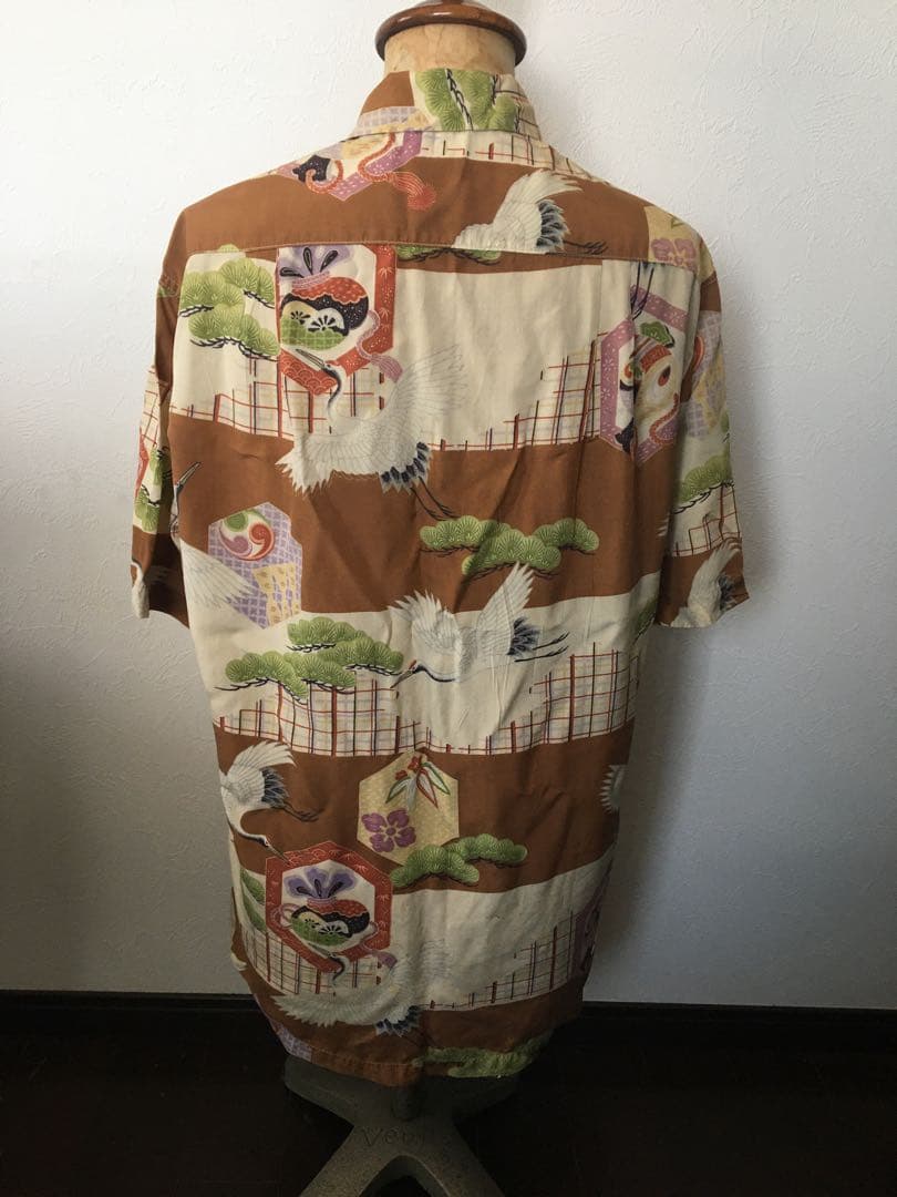 ヴィンテージ オリジナル和柄　アロハシャツ ハワイアンシャツ