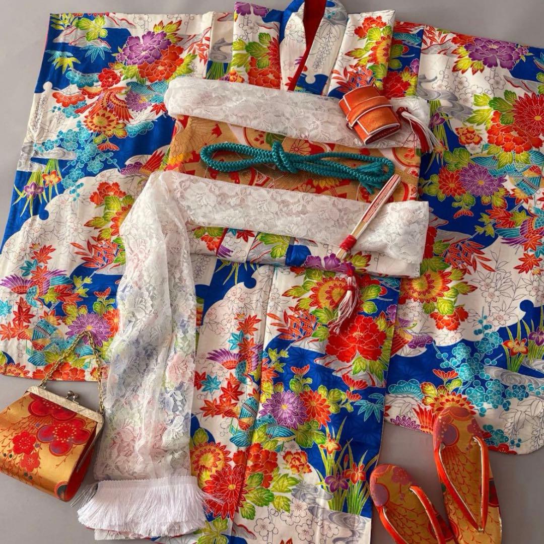 753 ７歳着物セット¨̮♡︎