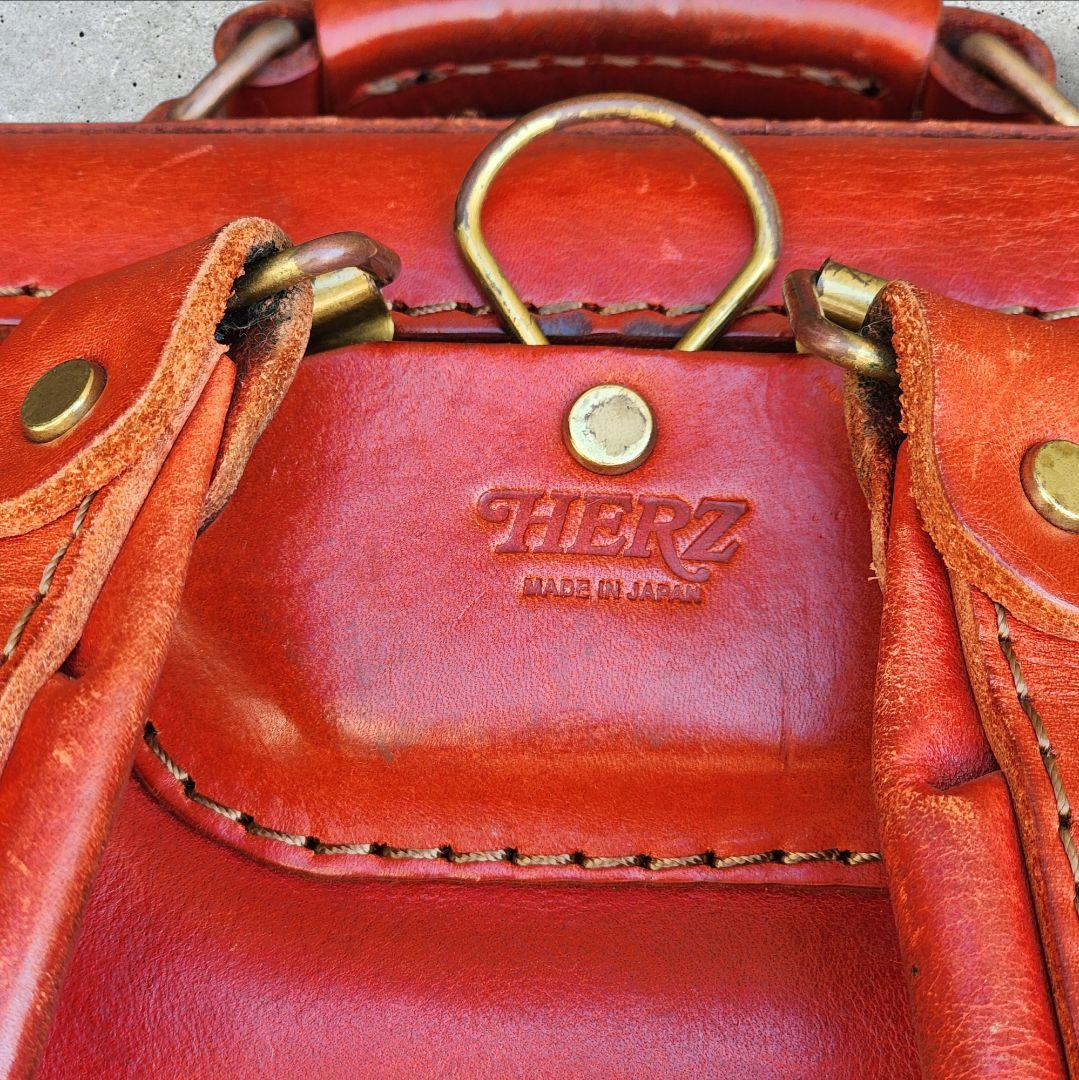 【HERZ】ランドセル／革／ヘルツ／鞄／レッド／大人／ハードレザー 40周年