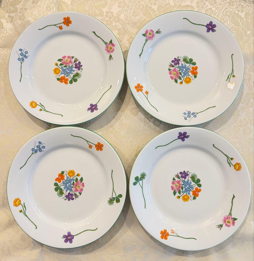 [美品]ピルヴィッツ　ファランドール　ケーキ皿/デザート皿　4枚セット