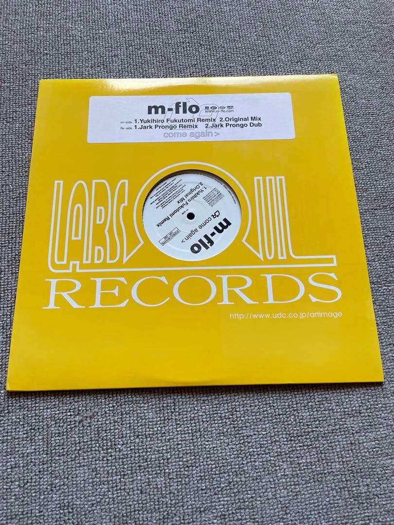 m−flo come again レコード　入手困難　エムフロー