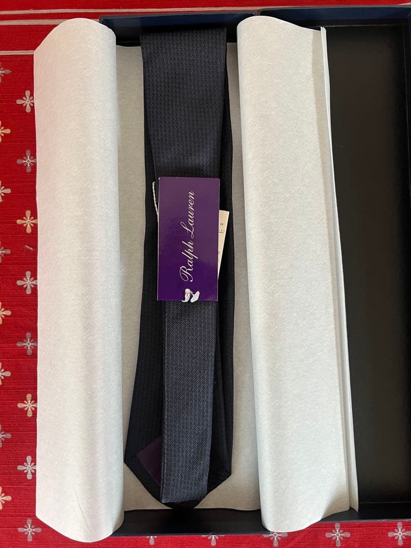 Ralph Lauren Purple Label 未使用ネクタイ 箱付