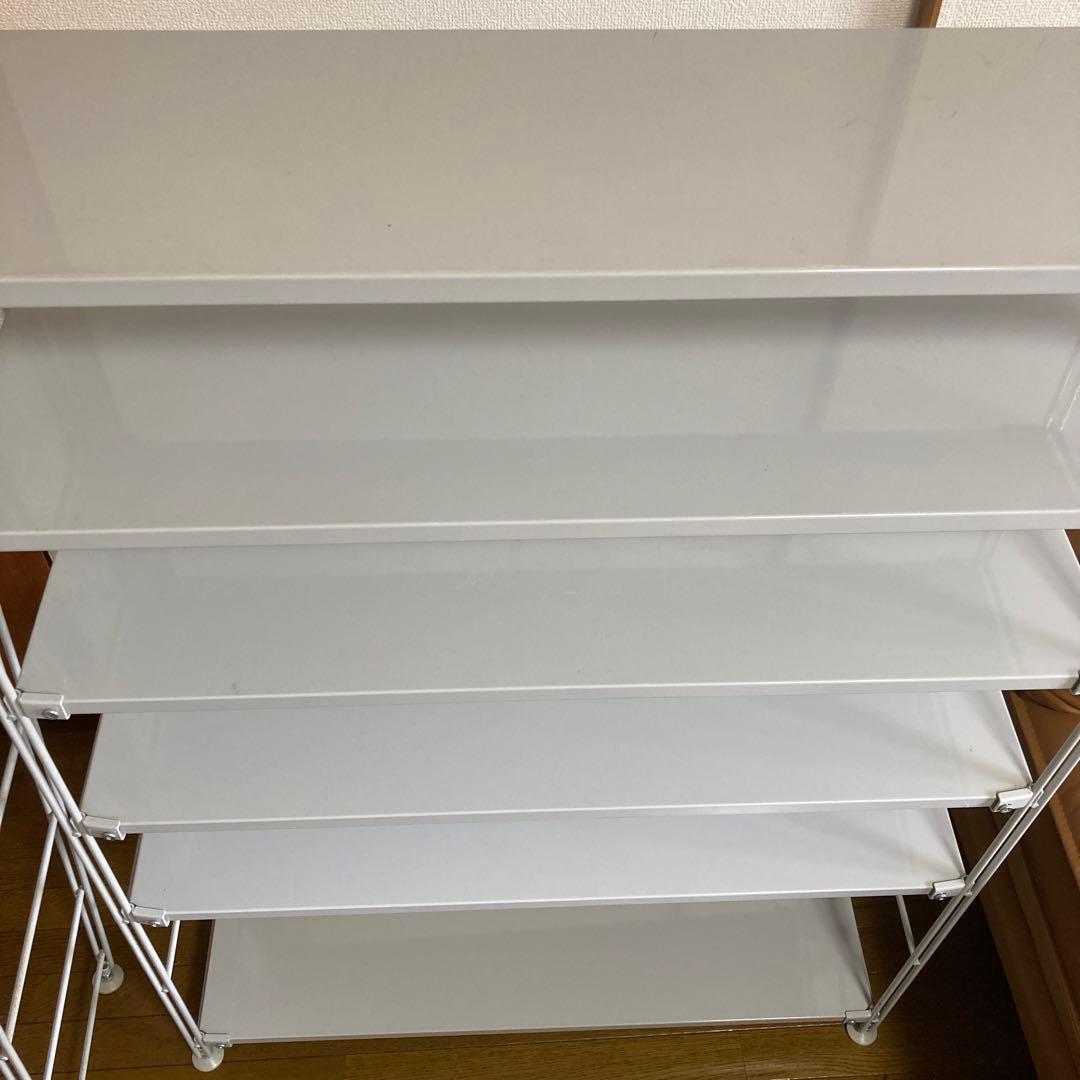 無印良品 スチールユニットシェルフ 廃盤サイズ 追加帆立付