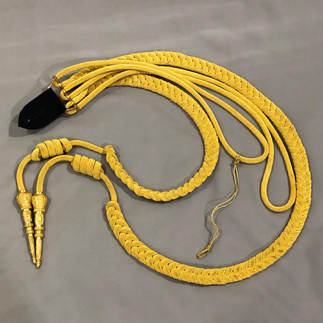 【送料無料・レア】 日本軍 陸軍 参謀飾緒 中将閣下御遺品 将官 箱付 天保銭組