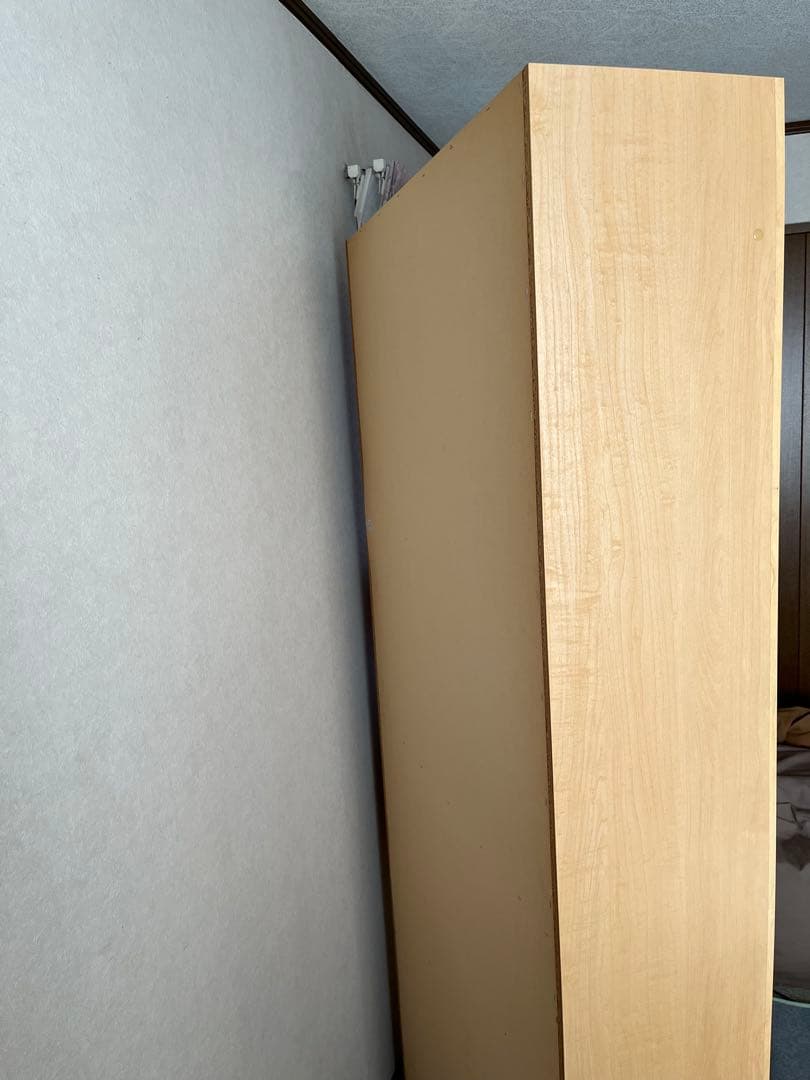 木製本棚　スライド式