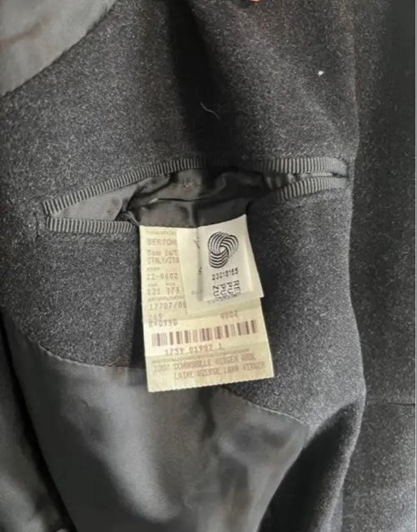 週末限定値下！美品 ヒューゴボス HUGO BOSS ステンカラーコート L 黒