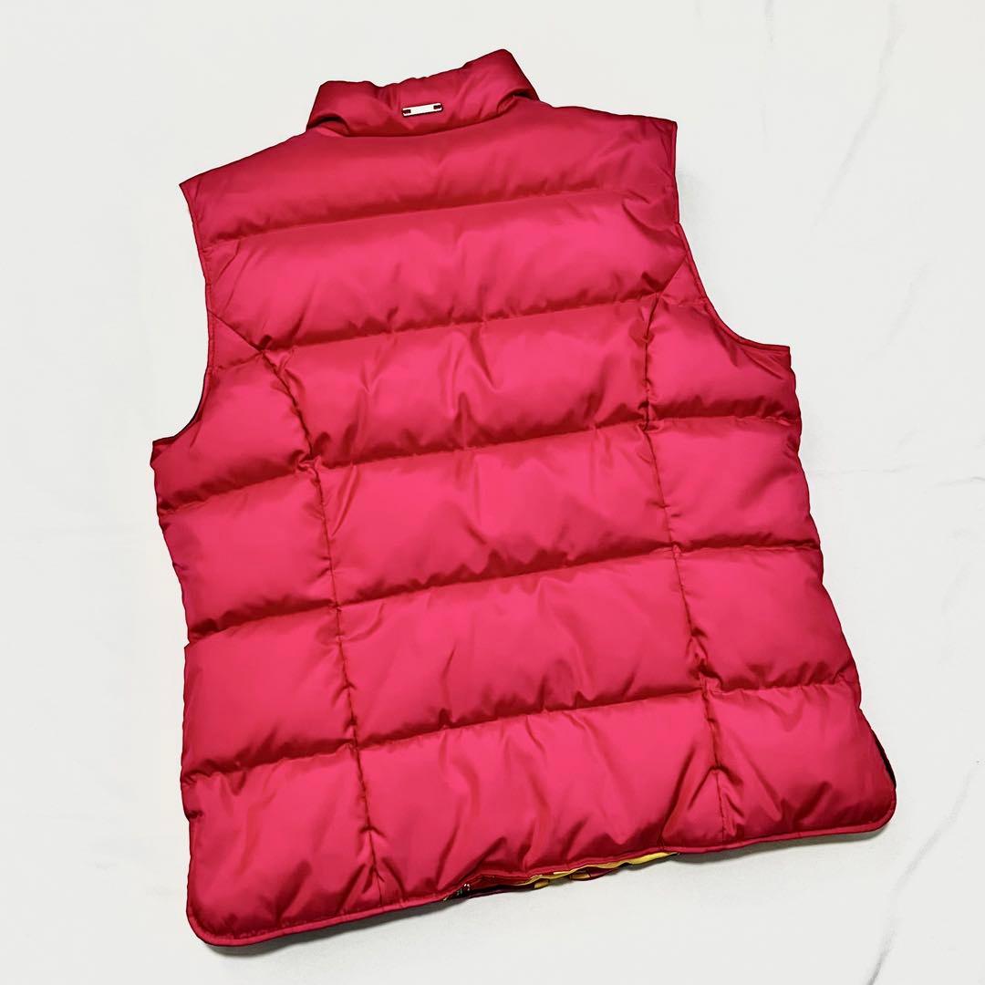 ★良品　LEONARD SPORT リバーシブルダウンベスト　花柄