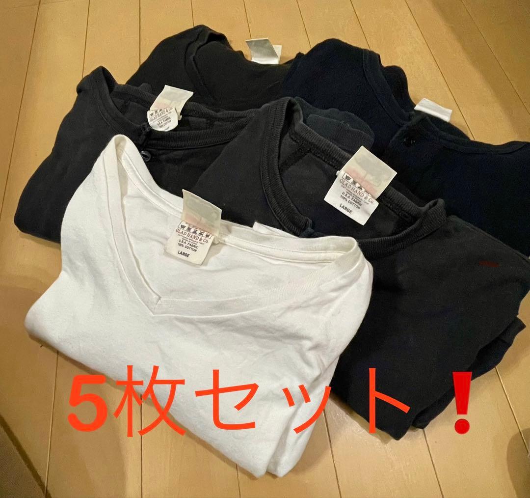 w*g様 gladhand グラッドハンド パックT 5枚セット Tシャツ カッ