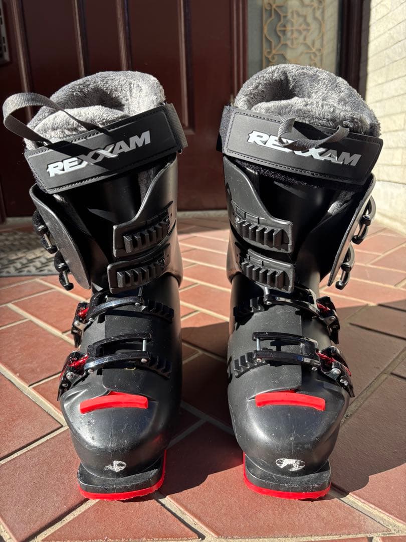 REXXAM スキー用ブーツ ブラック/レッド26.5cm