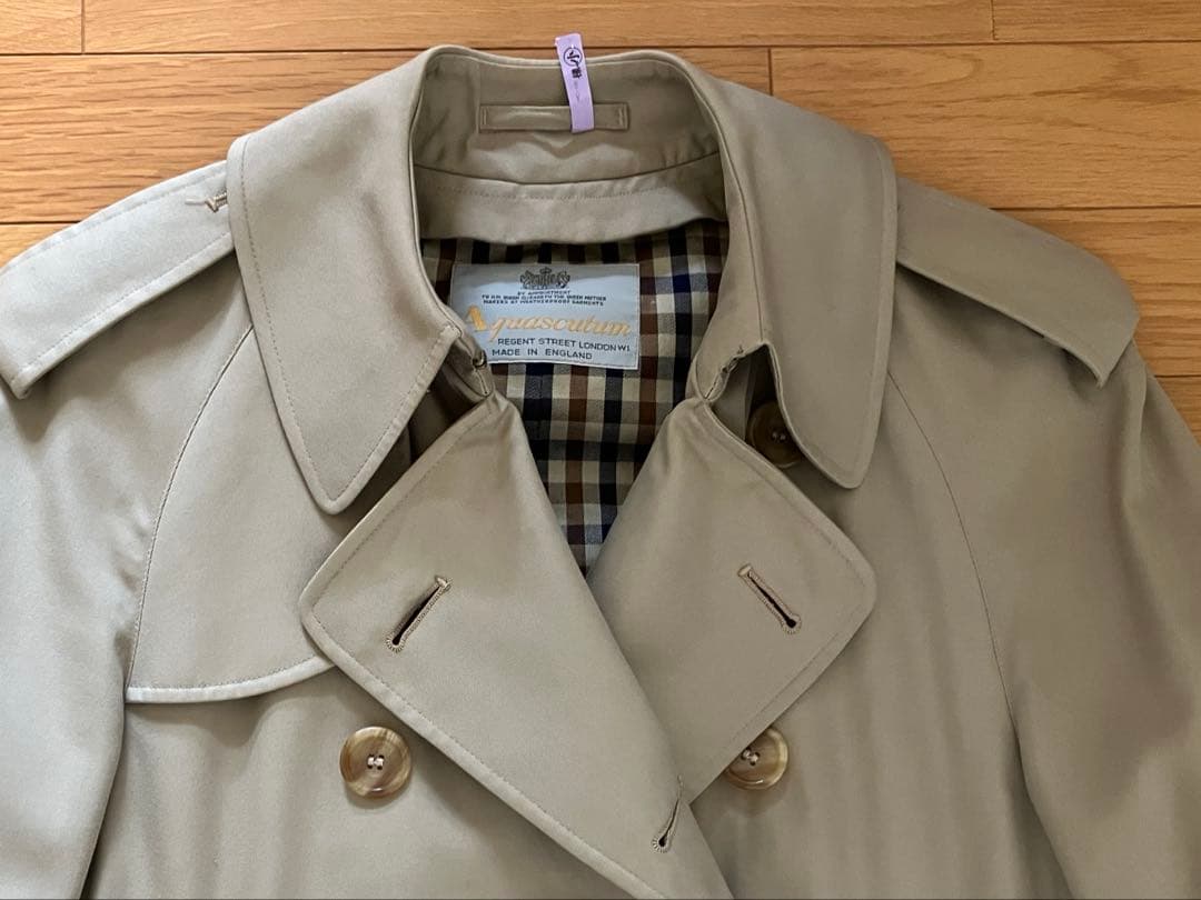 Aquascutum メンズ　トレンチコート(取り外しできるインナー付き)